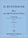 Herr, nun lsst du deinen Diener fr Tenor, 2 Violinen und Bc Partitur und Stimmen