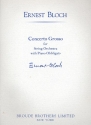 Concerto grosso for piano and string orchestra score