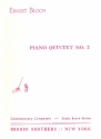 Piano Quintet no.2 for 2 violins, viola, cello and piano study score