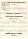 Tantum ergo Sacramentum for soli (SSB) (mixed chorus) and Bc vocal score