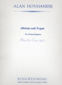 Alleluia and Fugue for string orchestra score