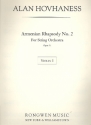 Armenian Rhapsody no.2 op.51 for string orchestra parts (4-4-3-2-2)