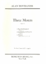 3 Motets op.259 for mixed chorus a cappella score