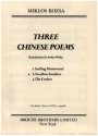 3 Chinese Poems op.35 - Swallow, Swallow for mixed chorus a cappella vocal score (en)