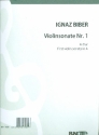 Sonate A-Dur Nr.1 fr Violin eund Klavier