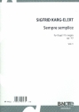 Sempre semplice op.142 Band 1 fr Orgel