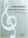 Erste sinfonische Kanzone op.85/1 fr Orgel und Trompete ad.lib.