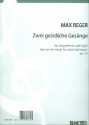 2 geistliche Gesnge op.19 fr Singstimme und Orgel (dt/en)