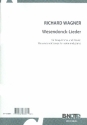 Wesendonck-Lieder fr Gesang und Klavier Partitur (dt/en)