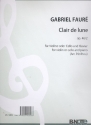 Clair de lune op.46,2 fr Violine (Violoncello) und Klavier Stimmen