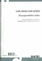 38 ausgewhlte Lieder fr Gesang (hoch) und Klavier