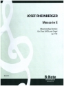 Messe in E op.192 (Misericordias Domine) fr gem Chor und Orgel Partitur