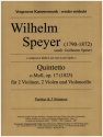 Streichquintett c-Moll op.17 fr 2 Violinen, 2 Violen und Violoncello Partitur und Stimmen