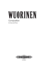 Wuorinen, C. Compos. f. Oboe u. Klavier..., P., Ob., Klav., GH. Wuorinen Composition Ob/2Ms