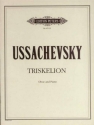 Ussachevsky, V. Trisk. f. Oboe u. Klav..., KP., Oboe, Klavier, GH. Ussachevsky Triskeli Ob/2Ms*