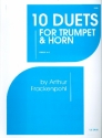 10 Duets for trumpet and horn score