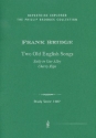 2 old english Songs fr Streichquartett (Streichorchester) Studienpartitur