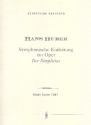 Symphonische Einleitung zur Oper Der Simplicius fr Orchester Studienpartitur