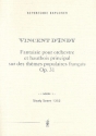 Fantaisie sur des thmes populaires francais op.31 fr Oboe und Orchester Studienpartitur