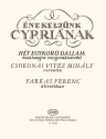 Ferenc Farkas nekeljnk Cyprinak Vocal and Piano (Partitur)