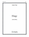 Elegy for violin and organ violin part