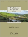 Franklin D. Ashdown Three Folksong Paraphrases for Organ Organ