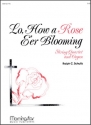 Ralph C. Schultz_Michael Praetorius Lo, How a Rose E'er Blooming Organ, String Quartet or String Trio