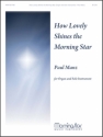 Paul Manz How Lovely Shines the Morning Star Organ, B-flat Instruments or C Instruments