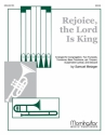 Samuel Metzger Rejoice, the Lord Is King Congregation, Brass Quartet, Percussion, Organ (Partitur + Stimmen)