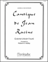 Gabriel Faur_Robert A. Hobby Cantique de Jean Racine Medium/High Voice, Organ or Piano, Handbells