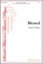 Paul D. Weber Blessed SATB or Unison Voices, opt. Congregation and Organ