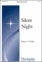 Robert A. Hobby Silent Night TTBB or SATB Piano