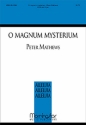 Peter Mathews O Magnum Mysterium SATB and Organ