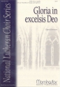 David M. Cherwien Gloria in excelsis Deo SATB divisi, a cappella, Opt. Percussion (CHORAL SCORE)