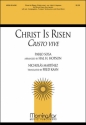 Hal H. Hopson Christ Is Risen SATB, opt Congr, Piano [4 hands], opt Trumpet, Perc.