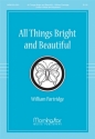 William Partridge All Things Bright And Beautiful Unison Voices, Keyboard