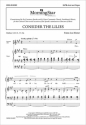 Emma Lou Diemer Consider the Lilies SATB divisi and Organ