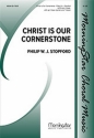 Christ Is Our Cornerstone for mixed chorus and organ (with opt. brass quintet and timpani) chorus score