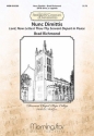 Brad Richmond Lord, Now Lettest Thou Thy Servant Depart in Peace SATB divisi, a cappella