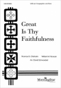 David Schwoebel Great Is Thy Faithfulness SATB, opt. Congregation and Piano