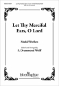 Thomas Weelkes Let Thy Merciful Ears, O Lord SAB, Opt. Keyboard