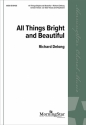 Richard DeLong All Things Bright and Beautiful Unison Voices or Solo, Keyboard