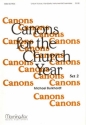 Michael Burkhardt Canons for the Church Year, Set 2 Unison, Handbells, Perc, Orff, C Instr, Bass, Bassoon/English Horn