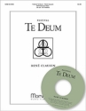 Ren Clausen Festival Te Deum SATB divisi, Piano, opt. Full Orchestra (Partitur + CD)