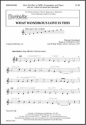 Michael Burkhardt What Wondrous Love Is This 2-Part Mixed or SATB, Congr, Organ, opt C or B-flat Instr, Handbells