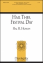 Ralph Vaughan Williams Hail Thee, Festival Day SATB, Congr, Organ, opt Handbells, Brass Quartet or Quintet, Timp (CHO