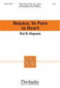 Hal H. Hopson Rejoice, Ye Pure In Heart SATB, opt Congr, Organ, Brass Quartet or Quintet, Timp, Handbells (CHO