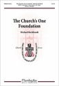 Michael Burkhardt The Church's One Foundation SATB, Congregation, Organ, Brass Quintet, opt. Handbells (CHORAL SCORE