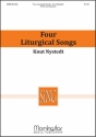 Four Liturgical Songs for mixed chorus and keyboard chorus score