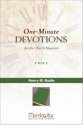 Nancy M. Raabe 1-Minute Devotions for the Church Musician Cycle C